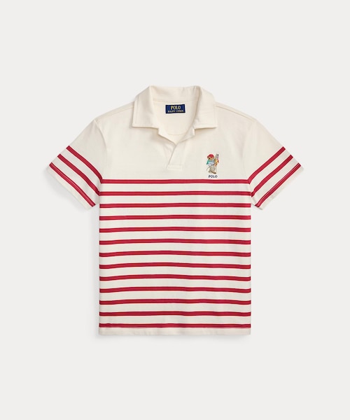 00s archive polo RalphLauren ポロシャツ　白赤 Polo Ralph Lauren（ポロラルフローレン）ポロシャツ 白 サイズ:M