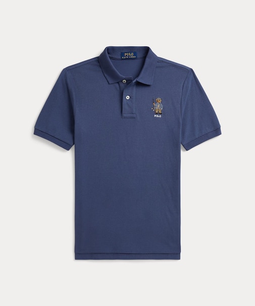 (ボーイズ 8才～20才)Polo ベア コットン メッシュ ポロシャツ