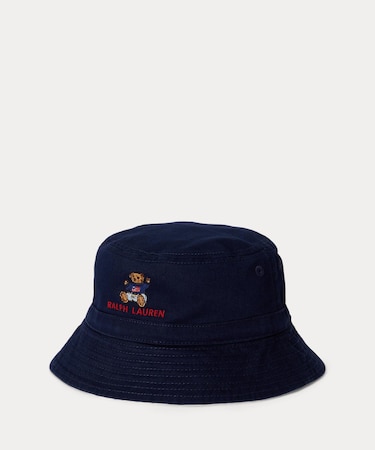 (ベビー)Polo ベア コットン ツイル バケット ハット