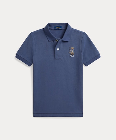 (ボーイズ 2才～7才)Polo ベア コットン メッシュ ポロシャツ