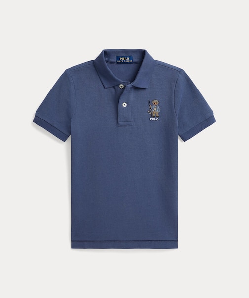 (ボーイズ 2才～7才)Polo ベア コットン メッシュ ポロシャツ
