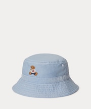 (ベビー)Polo ベア コットン ツイル バケット ハット