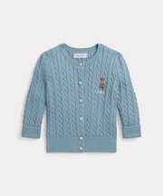 (ベビー)Polo ベア ミニケーブル コットン カーディガン