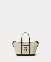 Polo ベア キャンバス ミニ ショッパー トート