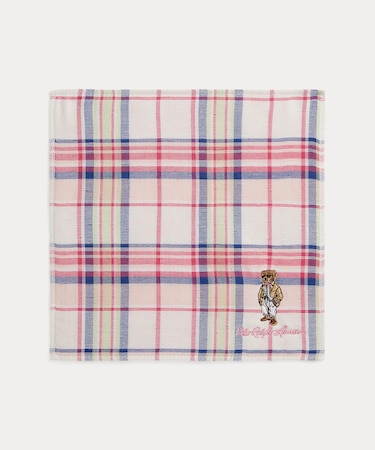 Polo ベア コットン ハンカチーフ