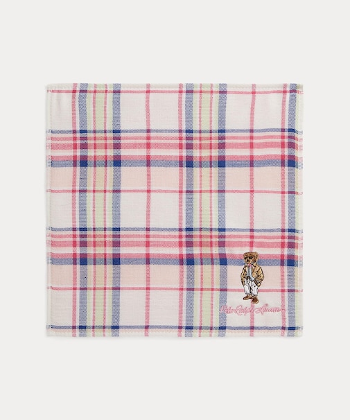 Polo ベア コットン ハンカチーフ