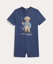 (ベビー)Polo ベア コットン ジャージー ショートオール