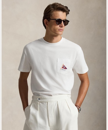 クラシック フィット Polo ベア ジャージー Tシャツ