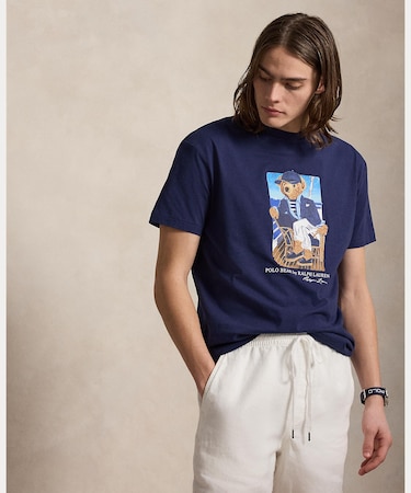 クラシック フィット Polo ベア ジャージー Tシャツ