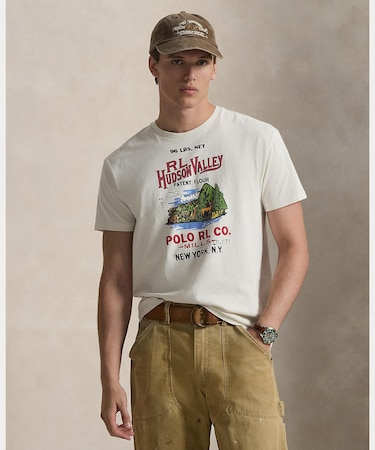 クラシック フィット ジャージー グラフィック Tシャツ