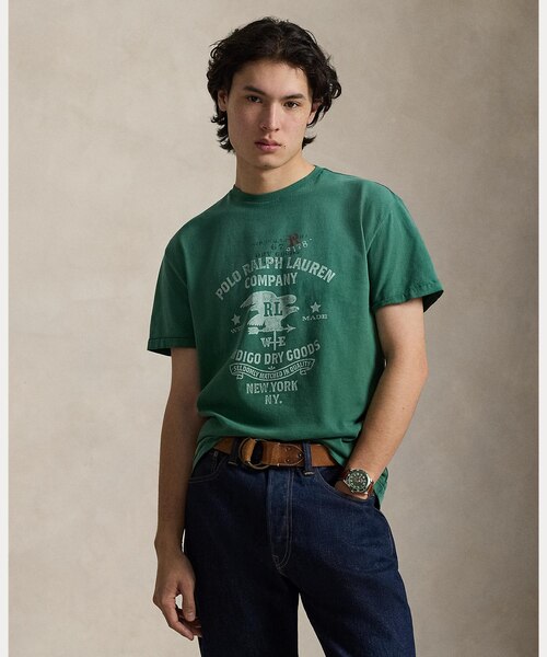 クラシック フィット ジャージー グラフィック Tシャツ｜ポロ ラルフ