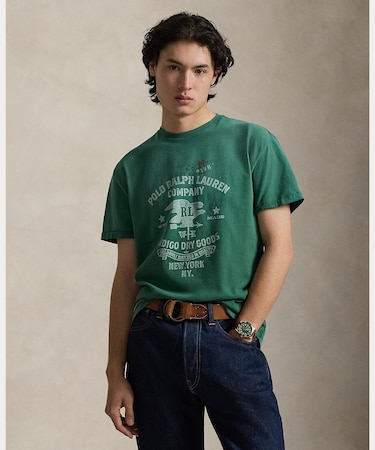 クラシック フィット ジャージー グラフィック Tシャツ