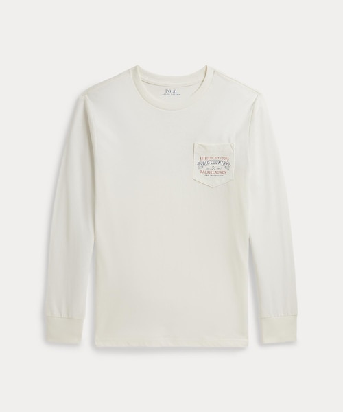 ボーイズ 8才～20才)コットン ジャージー ロングスリーブ Tシャツ