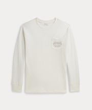 (ボーイズ 8才~20才)コットン ジャージー ロングスリーブ Tシャツ