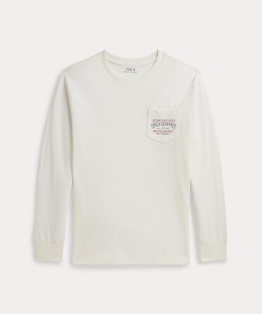 (ボーイズ 8才～20才)コットン ジャージー ロングスリーブ Tシャツ