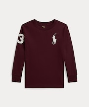 (ボーイズ 2才~7才)Big Pony コットン ロングスリーブ Tシャツ