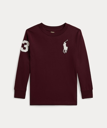 (ボーイズ 2才~7才)Big Pony コットン ロングスリーブ Tシャツ