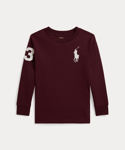 (ボーイズ 2才~7才)Big Pony コットン ロングスリーブ Tシャツ