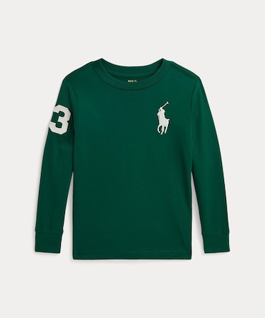 (ボーイズ 2才~7才)Big Pony コットン ロングスリーブ Tシャツ