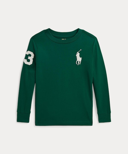 (ボーイズ 2才~7才)Big Pony コットン ロングスリーブ Tシャツ