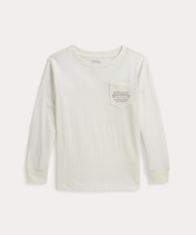 (ボーイズ 2才~7才)コットン ジャージー ロングスリーブ Tシャツ