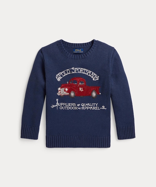 (ボーイズ 2才~7才)Polo Sportsman コットン セーター