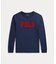 (ボーイズ 8才～20才)ロゴ コットン ロングスリーブ Tシャツ