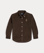 (ボーイズ 2才～7才)Polo ベア コットン コーデュロイ シャツ