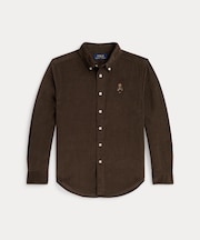 (ボーイズ 8才~20才)Polo ベア コットン コーデュロイ シャツ