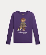 (ガールズ 7才~16才)Polo ベア コットン ロングスリーブ Tシャツ