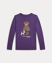 (ガールズ 2才~6才)Polo ベア コットン ロングスリーブ Tシャツ