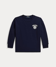 (ボーイズ 2才~7才)ビッグ フィット コットン ロングスリーブ Tシャツ