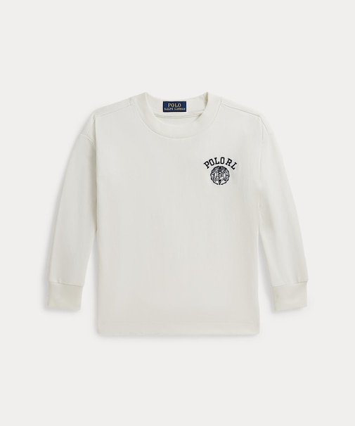 (ボーイズ 2才～7才)ビッグ フィット コットン ロングスリーブ Tシャツ