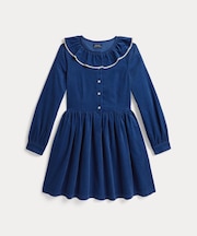 (ガールズ 7才～16才)コットン コーデュロイ シャツドレス