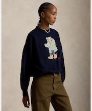 パッチワーク Polo ベア フリース クルーネック