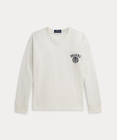 (ボーイズ 8才～20才)ビッグ フィット コットン ロングスリーブ Tシャツ