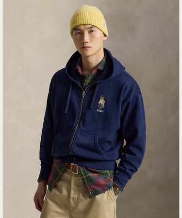 ヴィンテージ フィット Polo ベア フルジップ フーディ