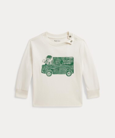 (ベビー)Ralph's Coffee Polo ベア ロングスリーブ Tシャツ