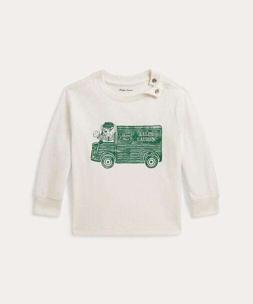 (ベビー)Ralph's Coffee Polo ベア ロングスリーブ Tシャツ
