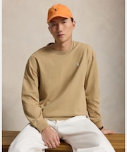 リラックス フィット ジャージー ロングスリーブ Tシャツ
