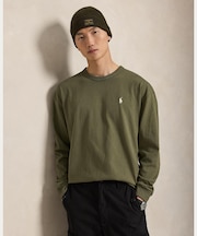 リラックス フィット ジャージー ロングスリーブ Tシャツ