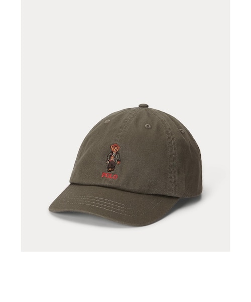 ボーイズ 2才～7才)Polo ベア ツイル ボール キャップ｜ポロ ラルフ