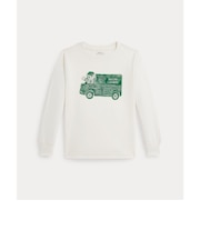 (ボーイズ 2才～7才)Ralph's Coffee Polo ベア ロングスリーブ Tシャツ