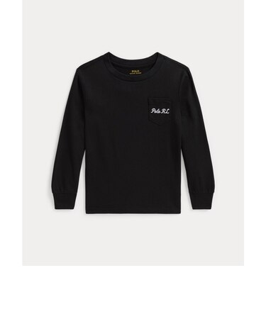 (ボーイズ 2才～7才)Polo ベア コットン ロングスリーブ Tシャツ