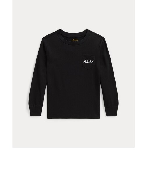 (ボーイズ 2才～7才)Polo ベア コットン ロングスリーブ Tシャツ