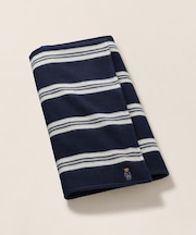 Polo ベア ストライプド ハーフ ブランケット
