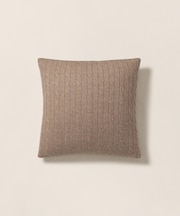 ケーブルド カシミヤ スロー ピロー