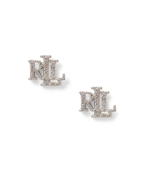 スターリング シルバー ロゴ ピアス