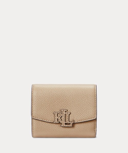 Ralph Lauren ペブルド スモール カメリン フラップ ウォレット ペブルド スモール Cameryn フラップ ウォレット｜ローレン