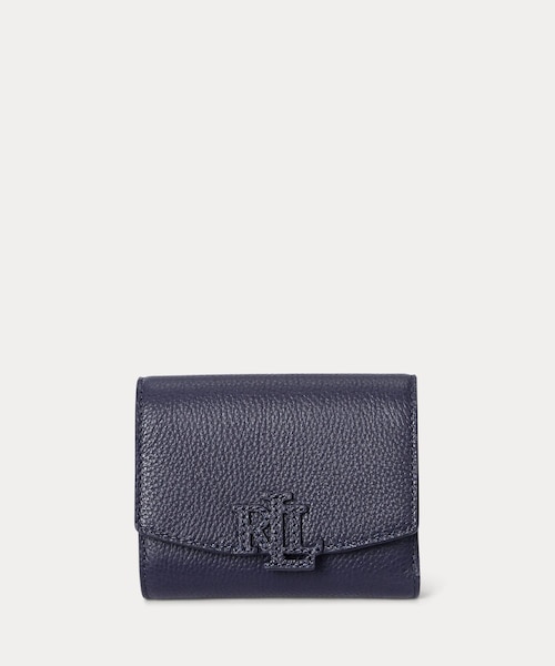 Ralph Lauren ペブルド スモール カメリン フラップ ウォレット ペブルド スモール Cameryn フラップ ウォレット|ローレン
